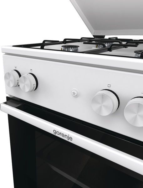Плита Gorenje газова, 70л, 50x60см, емальовані, з кришкою, білий (GG5A14WJ) 374098 фото