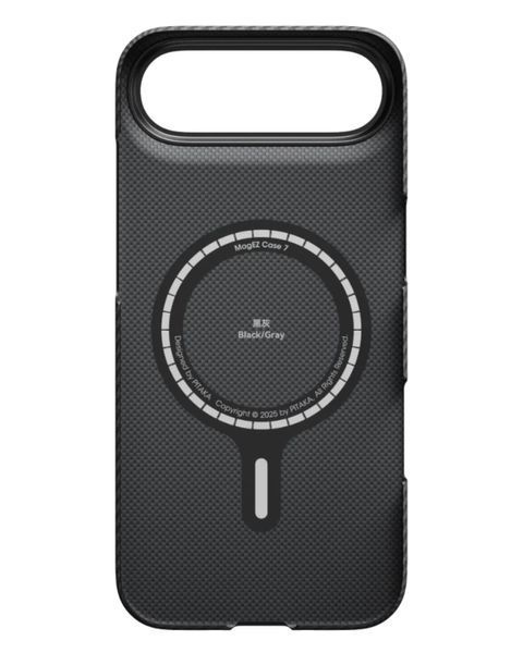 Чохол-накладка iPhone Air Pitaka Ultra-Slim Case With PitaTap 600D Black/Grey Twill (KI1701BA) 397244 фото