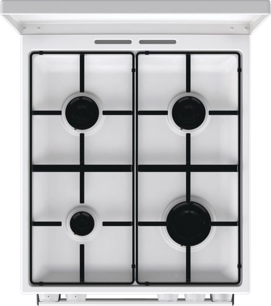 Плита Gorenje газова, 70л, 50x60см, емальовані, з кришкою, білий (GG5A14WJ) 374098 фото