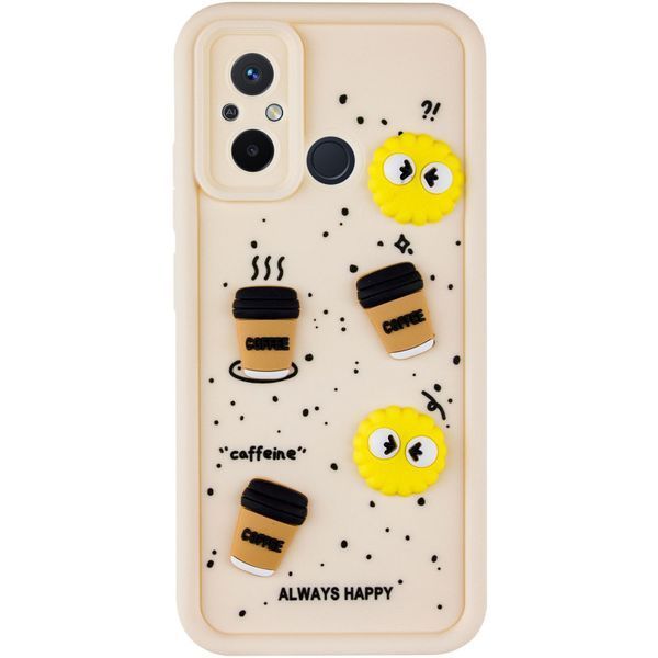 Чохол TPU Toys Case для Xiaomi Redmi 12C / Poco C55 Sand / Always Happy 327704 фото