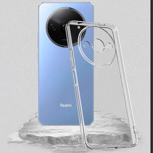 TPU чохол Epic Transparent 1,5mm Full Camera для Xiaomi Redmi A3 Безбарвний (прозорий) 288515 фото