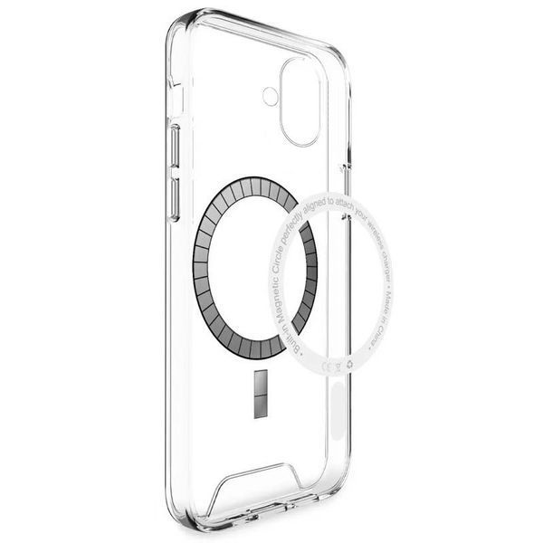 Чохол TPU Space Case with MagSafe для Apple iPhone 16 (6.1") Прозорий 319318 фото