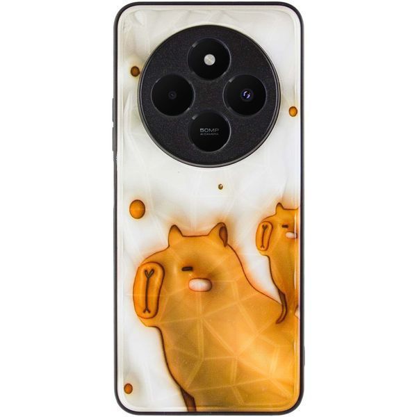 TPU+PC чохол Prisma Fluffie для Xiaomi Redmi 14C / Poco C75 Capybara 347389 фото