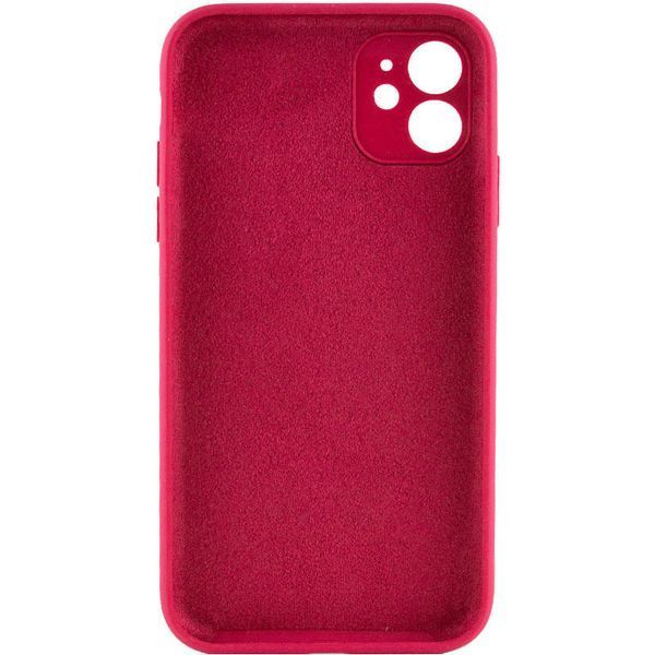 Чохол Silicone Case Full Camera Protective (AA) NO LOGO для Apple iPhone 12 (6.1") М'ятний / Mint 421333 фото