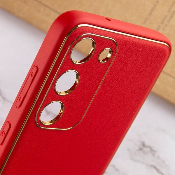 Шкіряний чохол Xshield для Samsung Galaxy S23 Червоний / Red 265086 фото