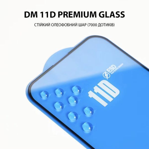 Захисне Скло DM 11D Premium Glass Для Samsung A04e Black 404061 фото
