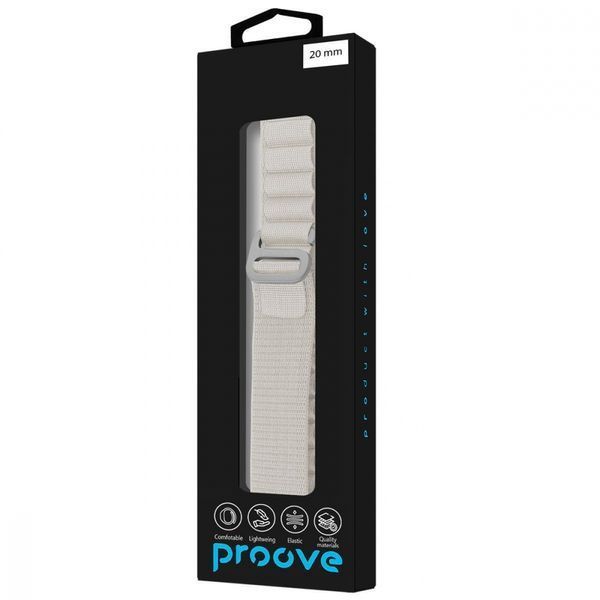 Ремінець Proove Pulse Loop 20 mm white (WBPLUW20MM14) 344964 фото