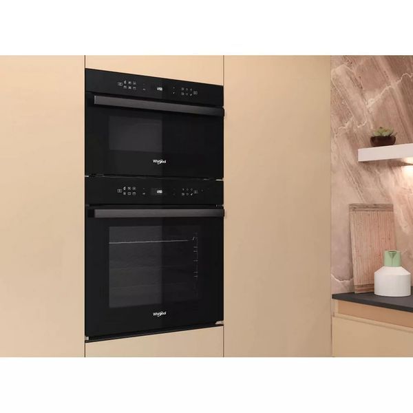 Мікрохвильова піч Whirlpool вбудована, 31л, електронне упр., 1000Вт, гриль, дисплей, чорний (AMW6440FB) 374055 фото