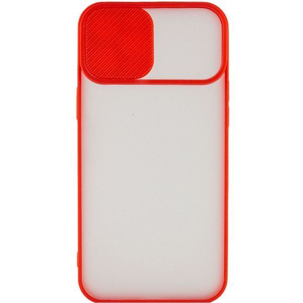 Чохол Camshield mate TPU зі шторкою для камери для Apple iPhone 12 Pro Max (6.7") Червоний 203926 фото