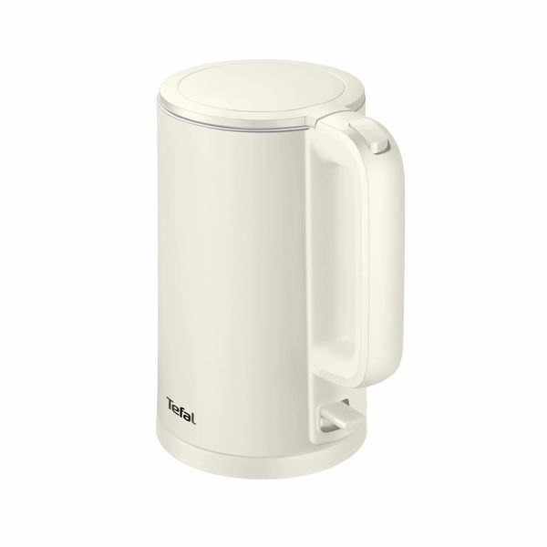 Електрочайник Tefal Thermo Protect, 1.5л, пластик, нержавіюча сталь, світло-бежевий (KO140AE0) 369738 фото
