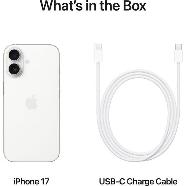 Смартфон Apple iPhone 17 512GB White (MG6Q4) 393683 фото