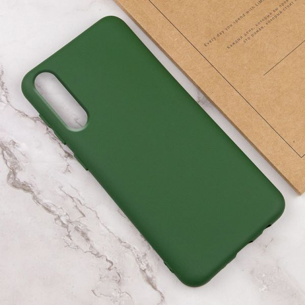 Чохол TPU GETMAN Liquid Silk для Samsung Galaxy A50 (A505F) / A50s / A30s Зелений / Dark green 345454 фото