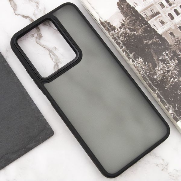 Чохол TPU+PC Lyon Frosted для Infinix Hot 40 Black 327733 фото
