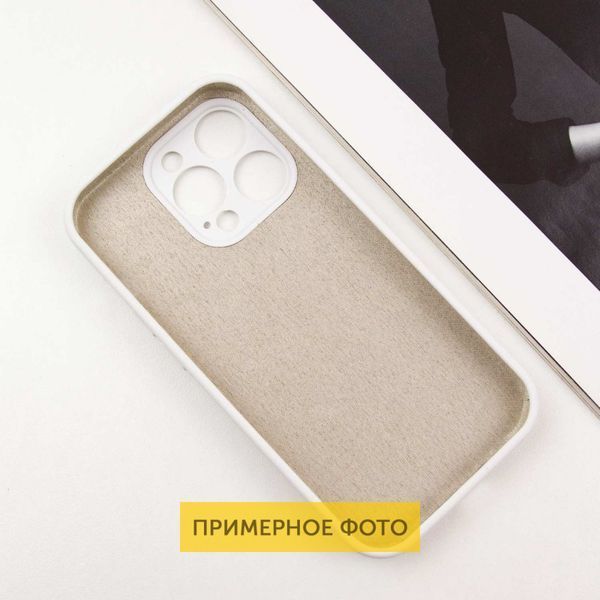 Чохол Silicone Case Full Camera Protective (AA) NO LOGO для Apple iPhone 16 Plus (6.7") Білий / White 379377 фото