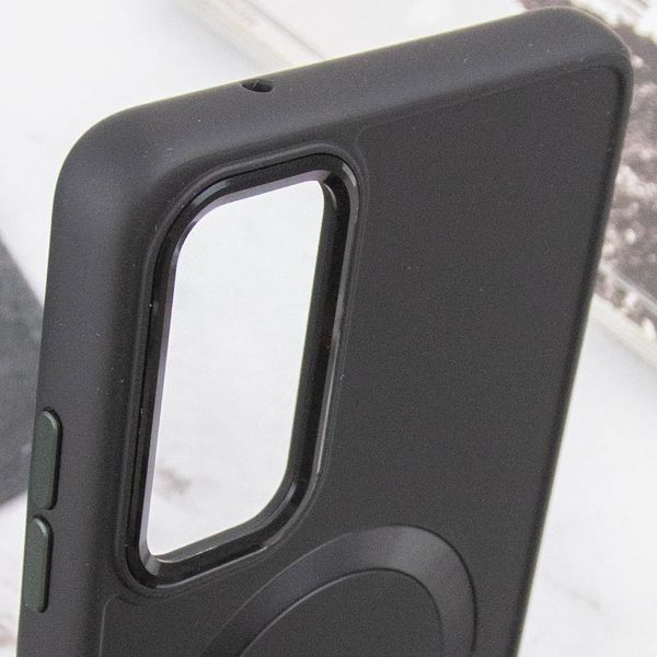 TPU чохол Bonbon Metal Style with MagSafe для Samsung Galaxy S23+ Чорний / Black 278029 фото