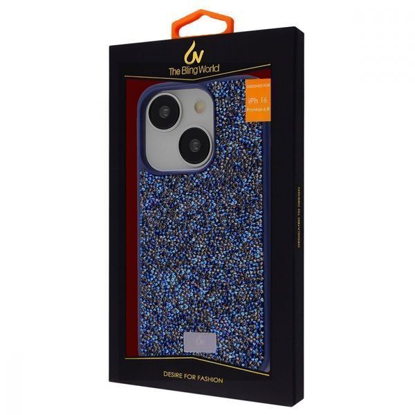 Чохол Bling World Rock Diamond (TPU) iPhone 16 Pro Max gray titanium 352682 фото