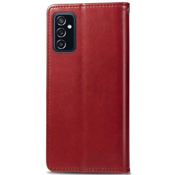 Шкіряний чохол книжка GETMAN Gallant (PU) для Samsung Galaxy A04s Червоний 261269 фото