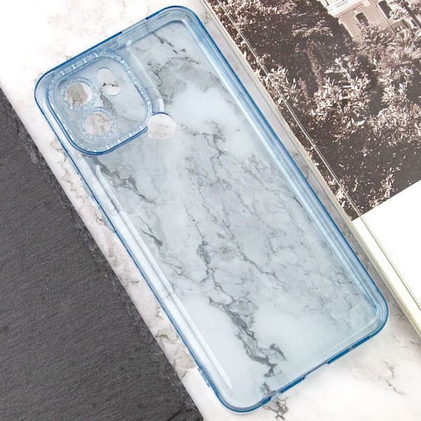Чохол TPU Starfall Clear для Xiaomi Poco C51 Блакитний 270461 фото