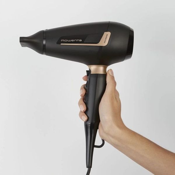 Фен Rowenta Pro Expert, 2200Вт, 3 режими, іоніз-я, дифузор, 2 концентратора, хол. обдув, чорний (CV8840F0) 369306 фото