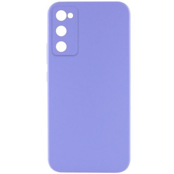 Чохол Silicone Cover Lakshmi Full Camera (AAA) для Samsung Galaxy S20 FE Бузковий / Dasheen 282964 фото