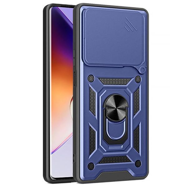 Чохол Ummi Camshield Serge Ring для Xiaomi Poco M7 Pro 5G Синій 390759 фото