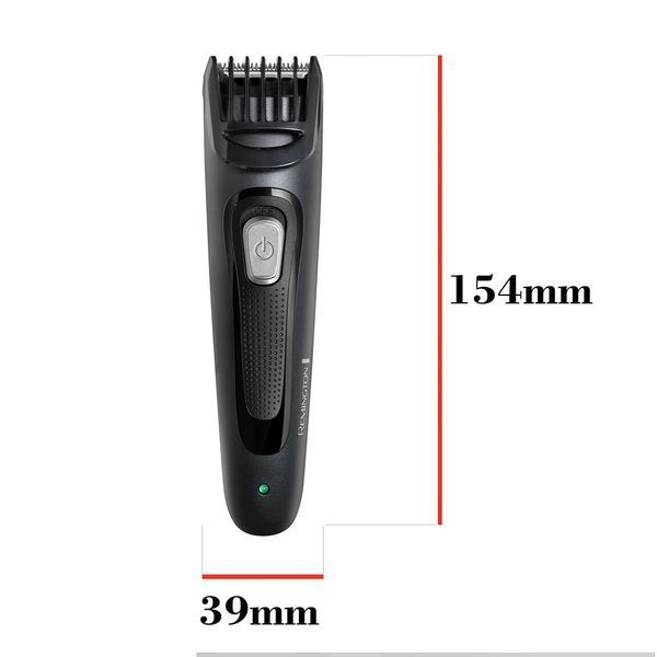 Набір тримерів Remington WORKS, для бороди, вусів, носа та вух, чохол, гребінець, сталь, чорний (MB_905) 370098 фото