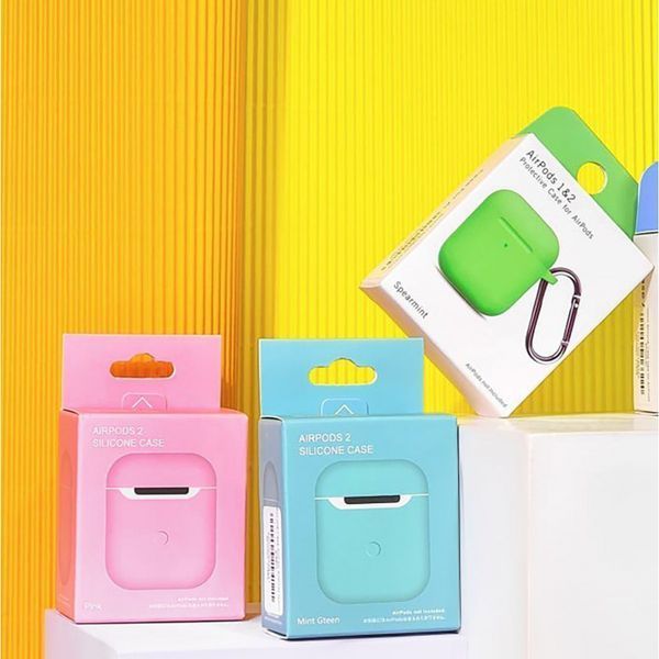 Чохол Silicone Case New for AirPods 1/2 black 331343 фото
