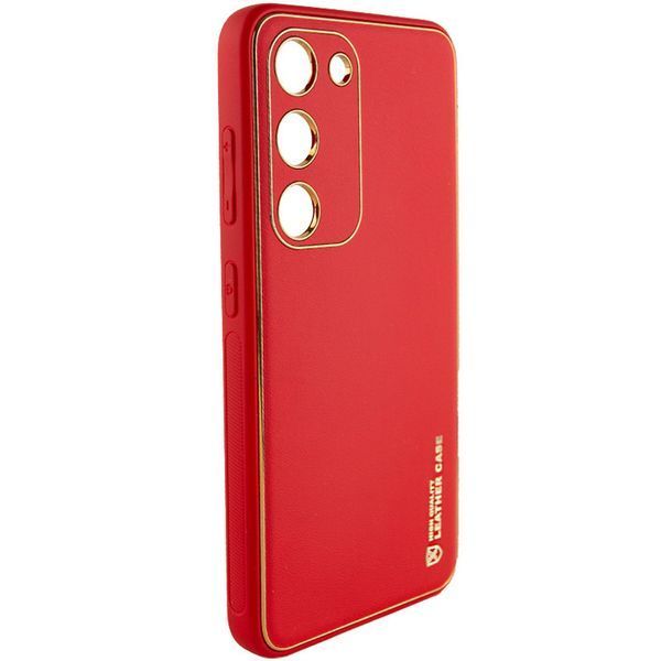 Шкіряний чохол Xshield для Samsung Galaxy S23 Червоний / Red 265086 фото