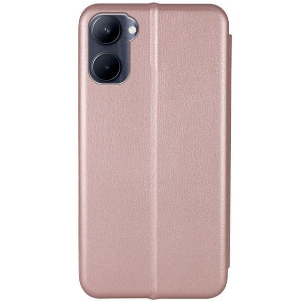 Шкіряний чохол (книжка) Classy для Realme C33 Rose Gold 273657 фото