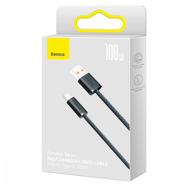 Кабель Baseus Dynamic Series Fast Charging Type-C 100W (2m) (CALD000702) white 396916 фото