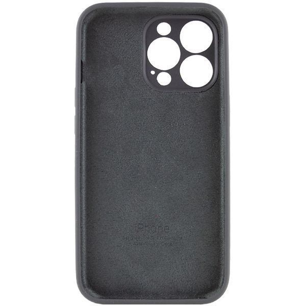 Чохол Silicone Case Full Camera Protective (AA) для Apple iPhone 15 Pro Max (6.7") Сірий / Dark Gray 280259 фото