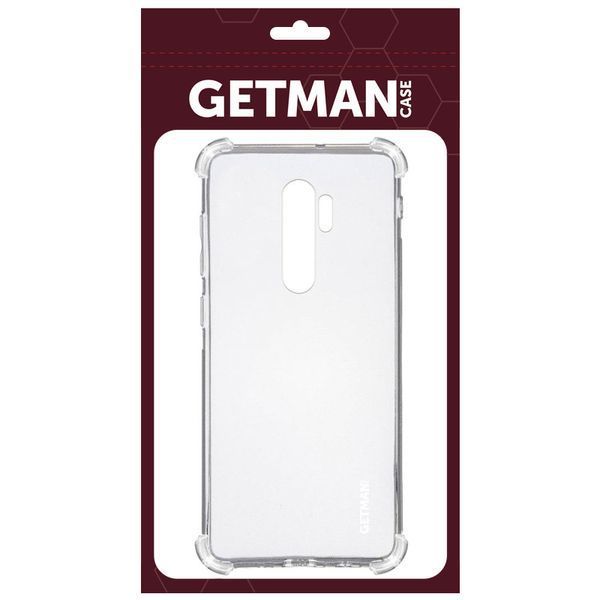 TPU чохол GETMAN Ease logo посилені кути для Xiaomi Redmi Note 8 Pro Безбарвний (прозорий) 214691 фото