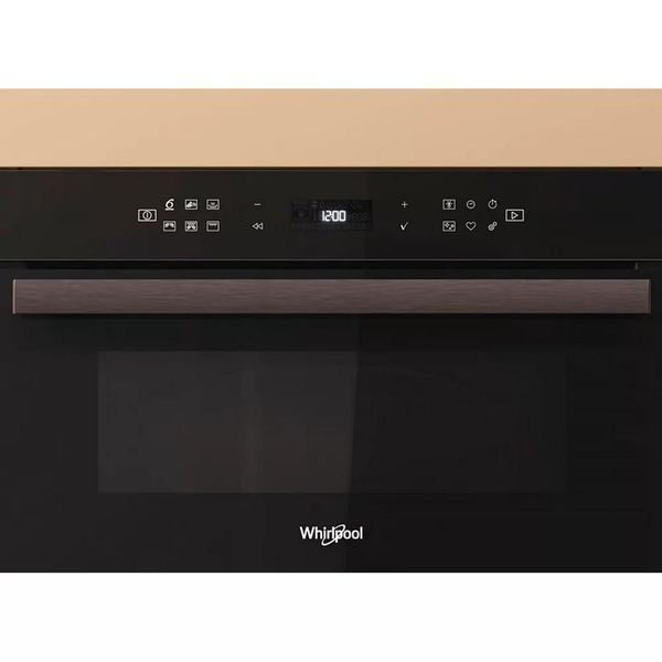 Мікрохвильова піч Whirlpool вбудована, 31л, електронне упр., 1000Вт, гриль, дисплей, чорний (AMW6440FB) 374055 фото