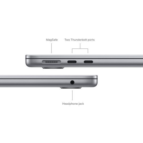 Ноутбук Apple MacBook Air 13.6 8CPU/10GPU/8GB/1TB Space Gray Z1B6001DP 2024 (M3) 341197 фото