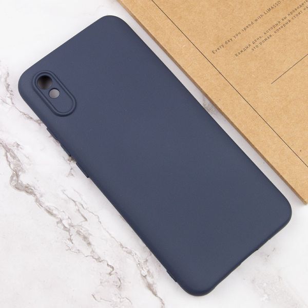 Чохол TPU GETMAN Liquid Silk Full Camera для Xiaomi Redmi 9A Синій / Midnight Blue 354364 фото