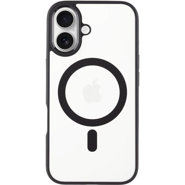 TPU+PC чохол Blueo Skin Friendly Frosted with MagSafe для Apple iPhone 16 (6.1") Чорний 319477 фото