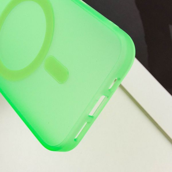Чохол TPU+PC Lily with MagSafe для Apple iPhone 13 (6.1") Neon Green 295891 фото