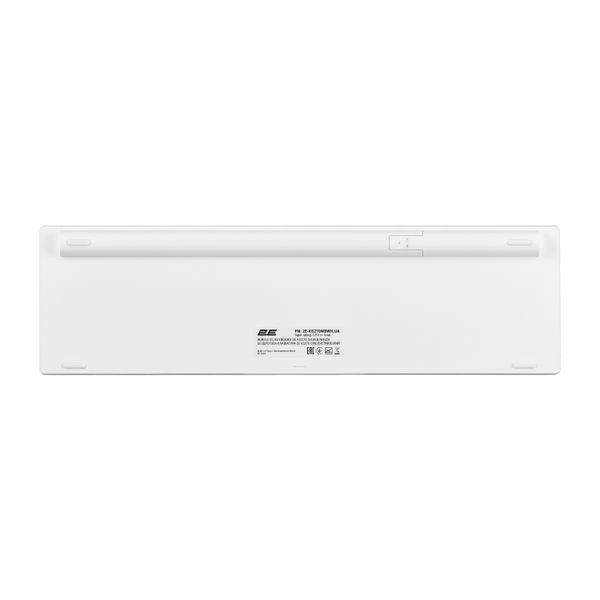 Клавіатура ножнична 2E KS270 109key, WL/BT, EN/UK, сріблясто-білий (2E-KS270WBWH_UA) 364470 фото