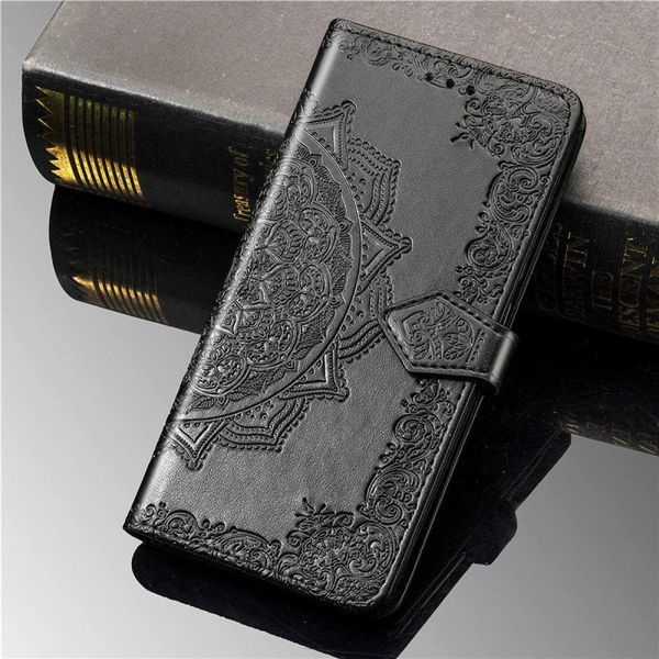 Кожаный чехол (книжка) Art Case с визитницей для Xiaomi Redmi Note 10 / Note 10s Черный 205383 фото