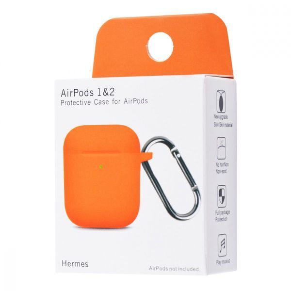 Чохол Silicone Case New for AirPods 1/2 black 331343 фото