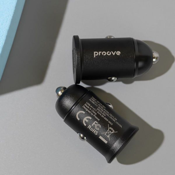 АЗП Proove Tiny Power Pro 65W (USB + Type-C) (ACTP65110001) Black 286752 фото