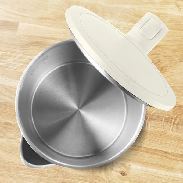 Електрочайник Tefal Thermo Protect, 1.5л, пластик, нержавіюча сталь, світло-бежевий (KO140AE0) 369738 фото
