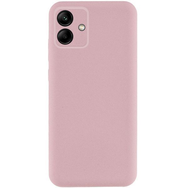 Чохол TPU GETMAN Liquid Silk Full Camera для Samsung Galaxy A06 Рожевий / Pink Sand 323943 фото