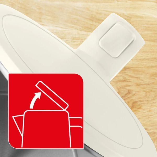 Електрочайник Tefal Thermo Protect, 1.5л, пластик, нержавіюча сталь, світло-бежевий (KO140AE0) 369738 фото