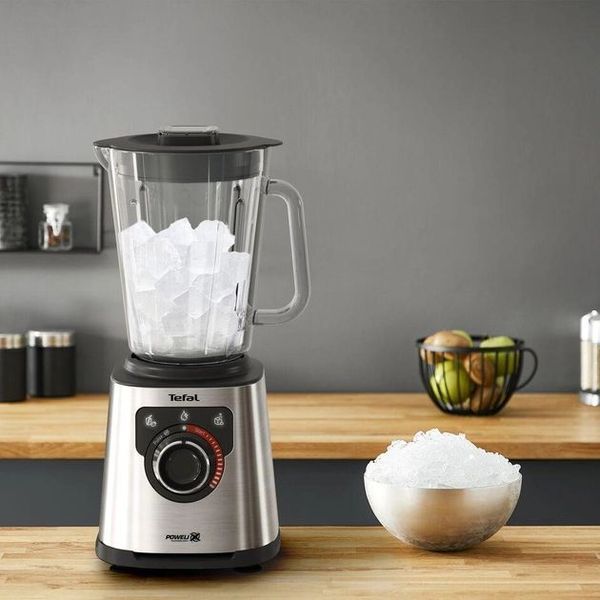 Блендер Tefal стаціонарний Perfect mix+ 1200Вт, чаша-1750мл, скло, сталь-чорний (BL871D31) 363057 фото