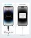 кабель ANKER 322 USB-C to Lightning - 1.8m Nylon (Чорний) 323364 фото 2