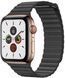 Смарт-годинник Apple Watch Series 5 44mm GPS + LTE Stainless Steel Gold Case Black Leather Loop (MWQN2) 140901 фото 1