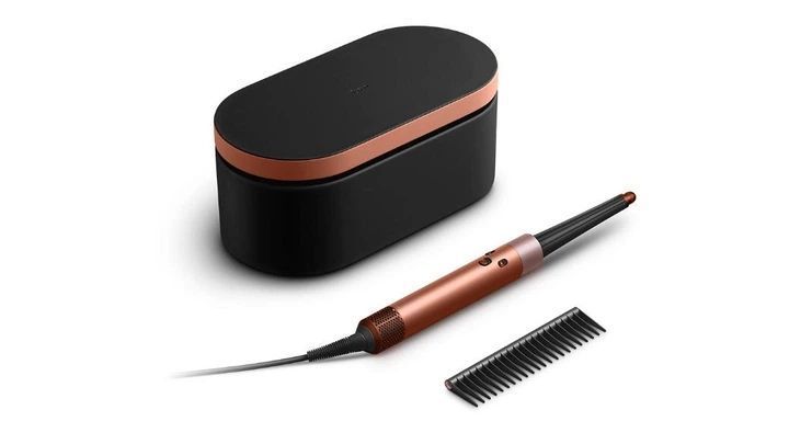 Стайлер Dyson HS08 Airwrap i.d. Multi-Styler and Dryer Straight to Wavy Limited Edition - Amber Silk (123682-01) EU 392934 фото
