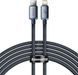 Кабель Baseus Crystal Shine Series Fast Charging Data USB кабель Type-C To IP 20W 1.2m (CAJY000201) Black 260554 фото 1