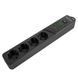 Мережевий фільтр Proove Power Strip P-04 (4 розетки + 4 USB + 2 Type-C) 3M (PSP442430001) black 390434 фото 5